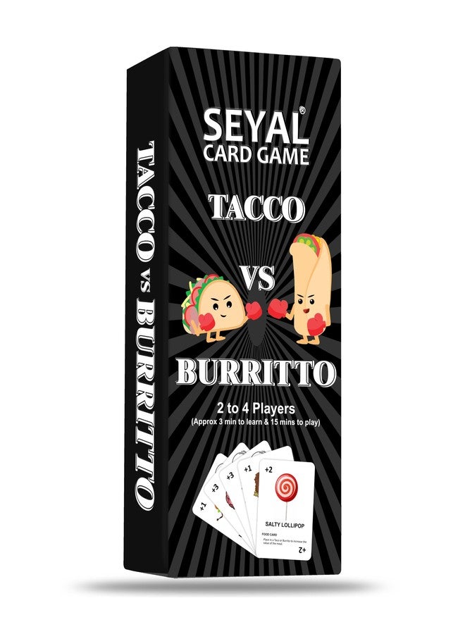 Seyal Tacco vs Burritto: The Ultimate Strategic Showdown - A Fun & Fast-Paced Card Game for Fun and Joy Card Game - Image 1
